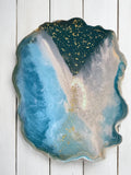 Blue Lagoon – Handcrafted Resin Wall Décor